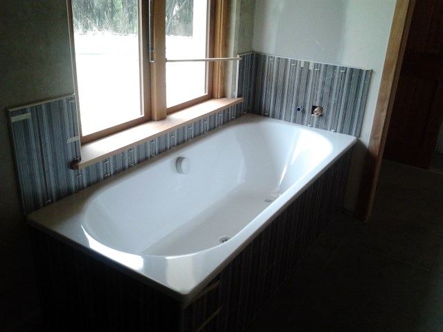 Our bath which has a gorgeous view